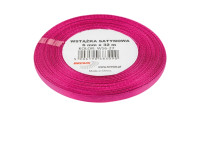 Wstążka satynowa 6mmx32m różowa Brewis